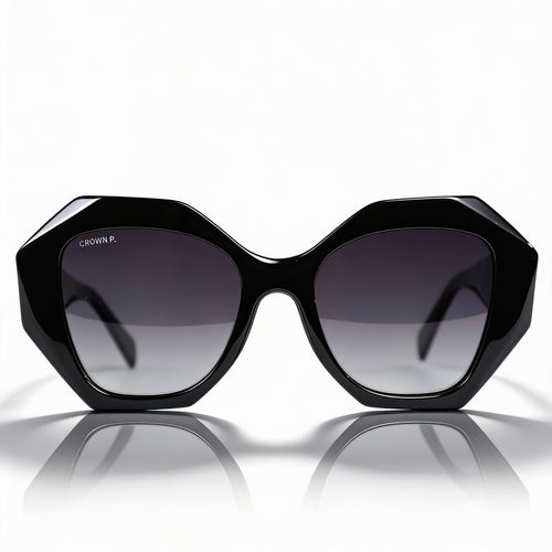 Bayview Geometric Sunglasses - Modern Luxury Eyewear | Crown Miami